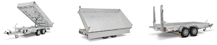 Humbaur Kipper- und Transportanhänger in verschiedenen Modellen